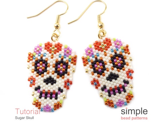 Beaded clearance halloween earrings