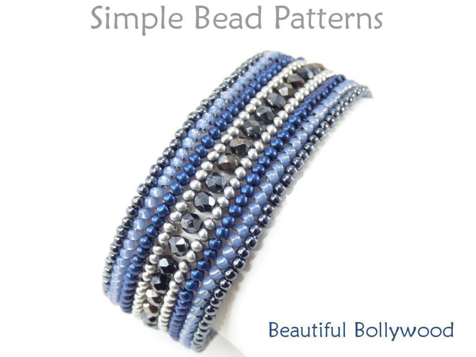 Herringbone Beading Pattern Jewelry Making Bracelet Tutorial Etsy