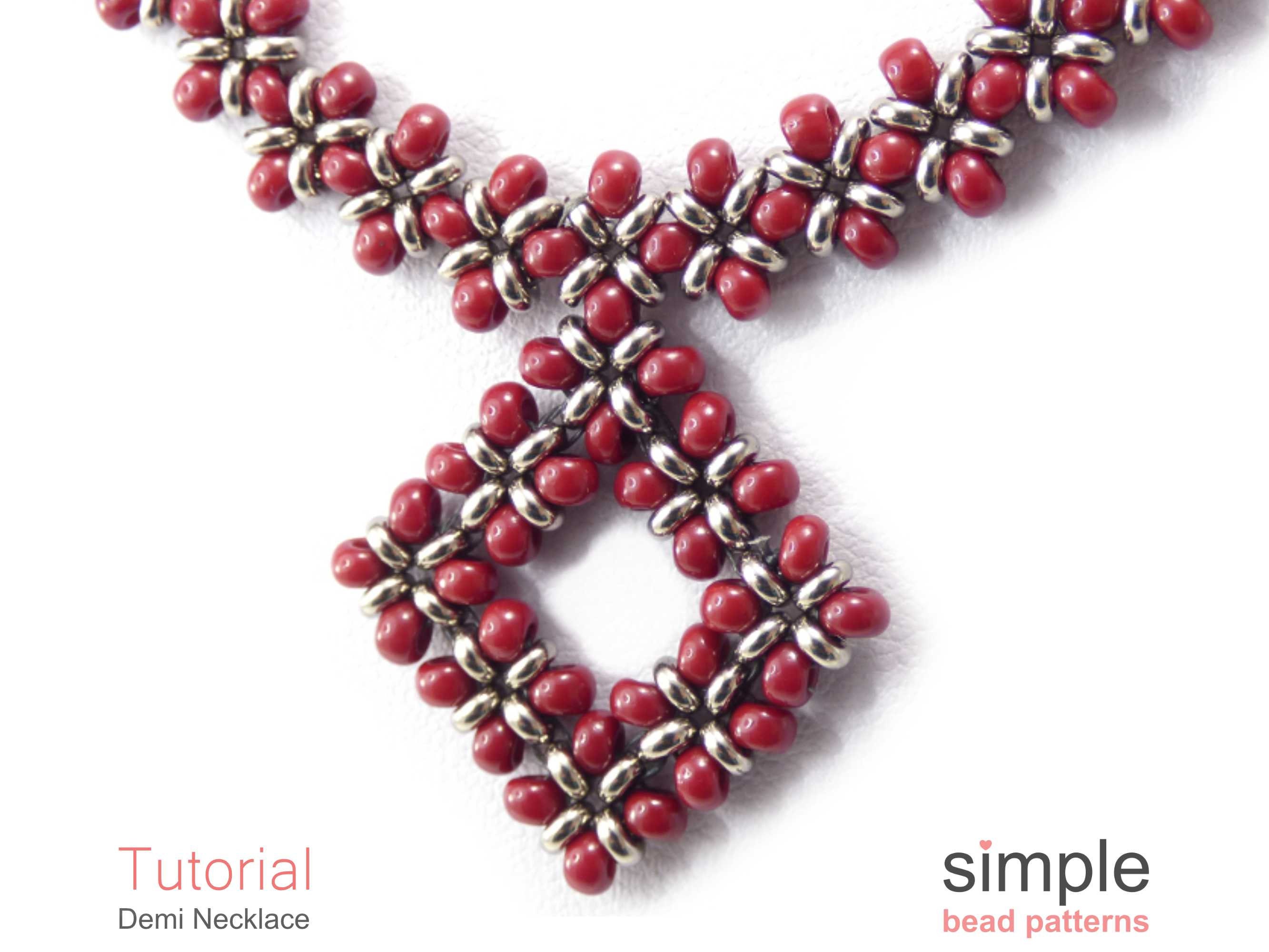 How to make a Simple Beaded Necklace 