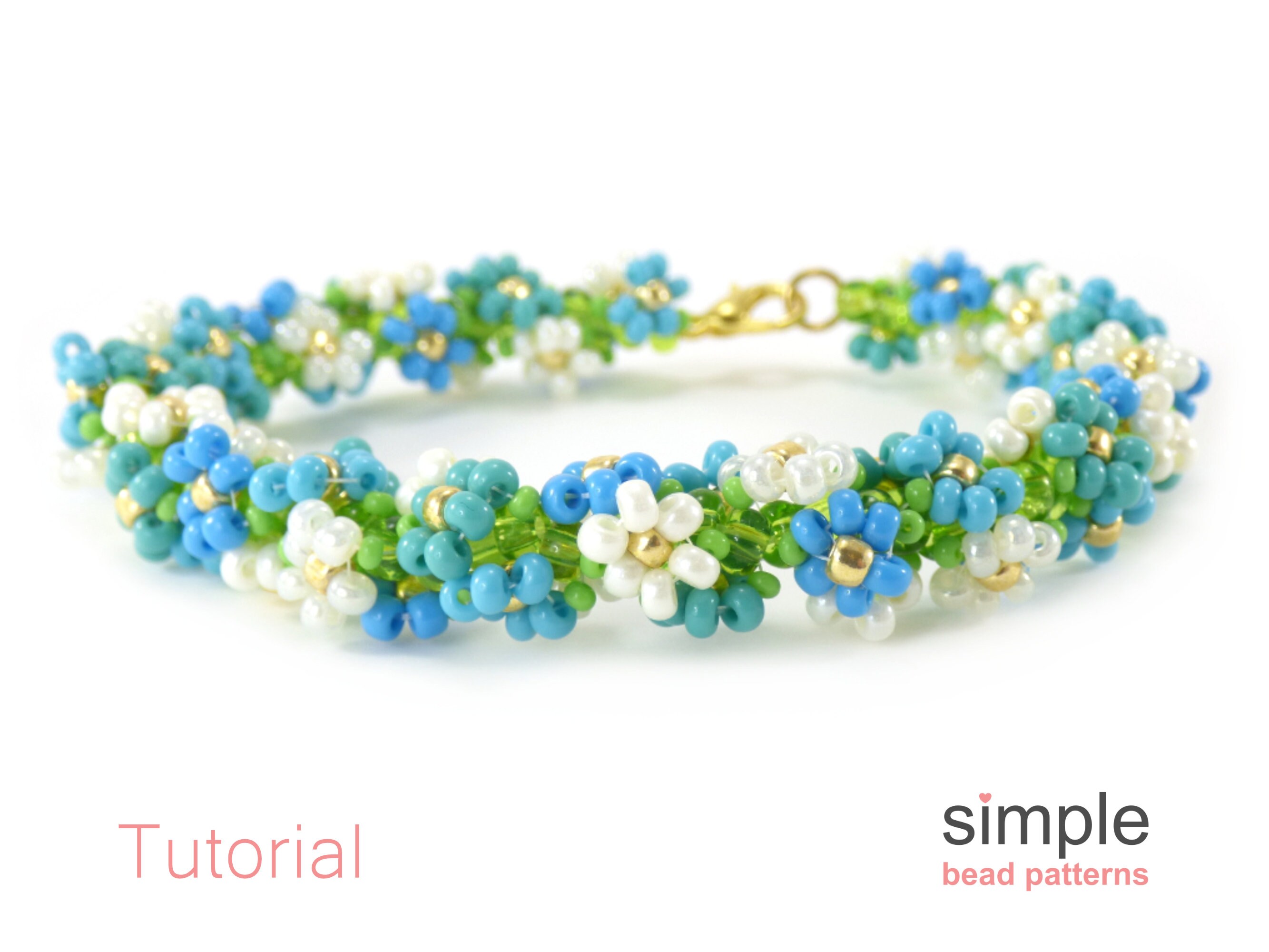 Beaded Daisy Chain Stitch Bracelet and Necklace Beading Etsy