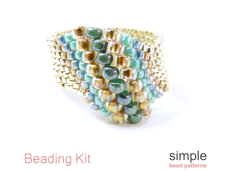 Ring Making Kit Ring Kits Jewelry Making Beaded Ring Kit Etsy Ireland