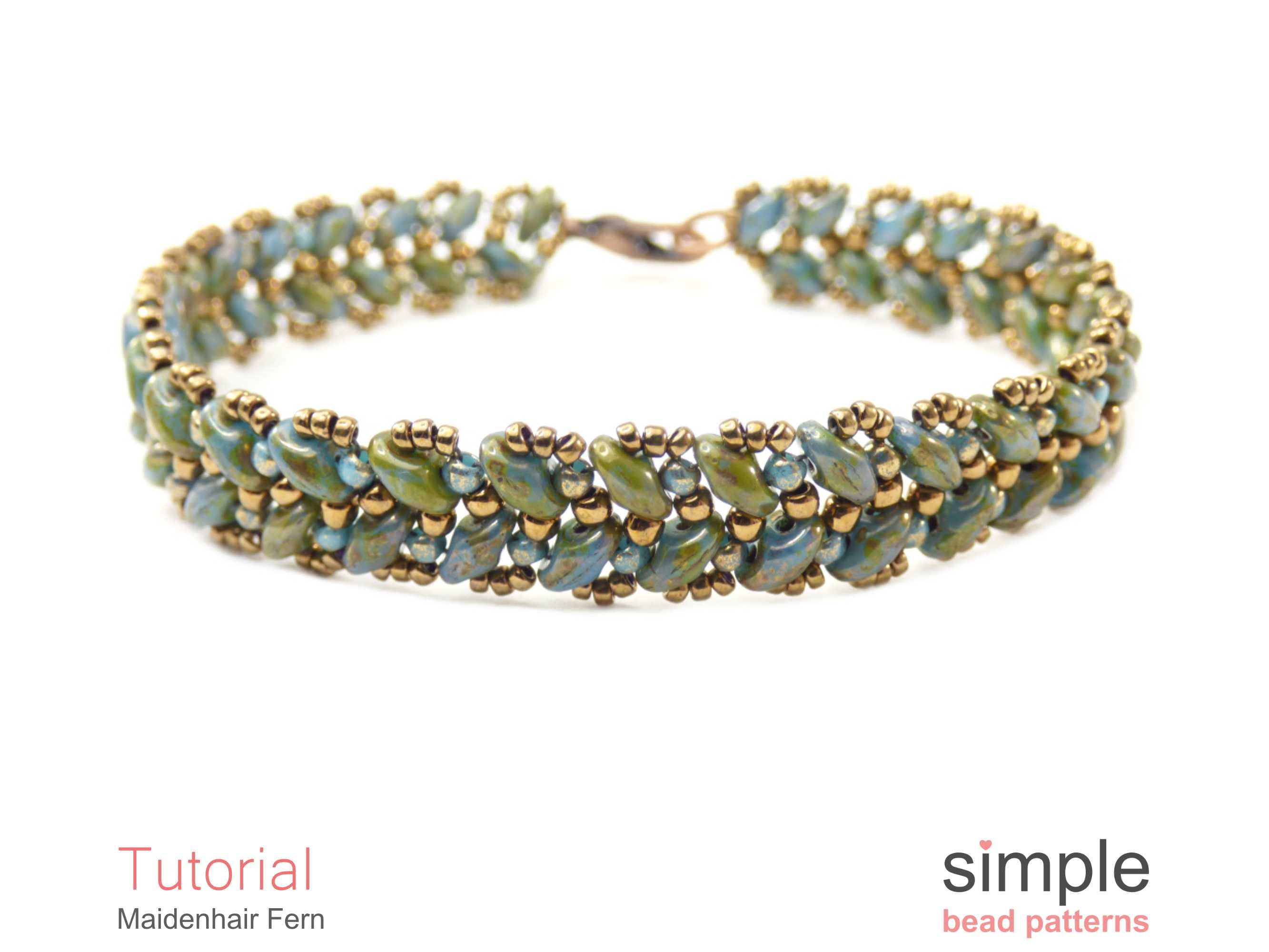 Easy Beading Pattern Superduo Bracelet Bead Pattern Beginner