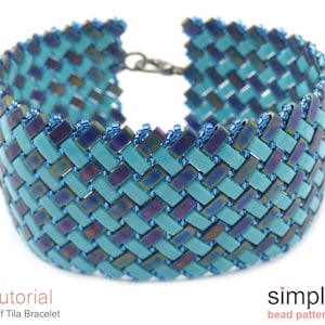 Beaded Bracelet Patterns Herringbone Bead Stitching Half - Etsy