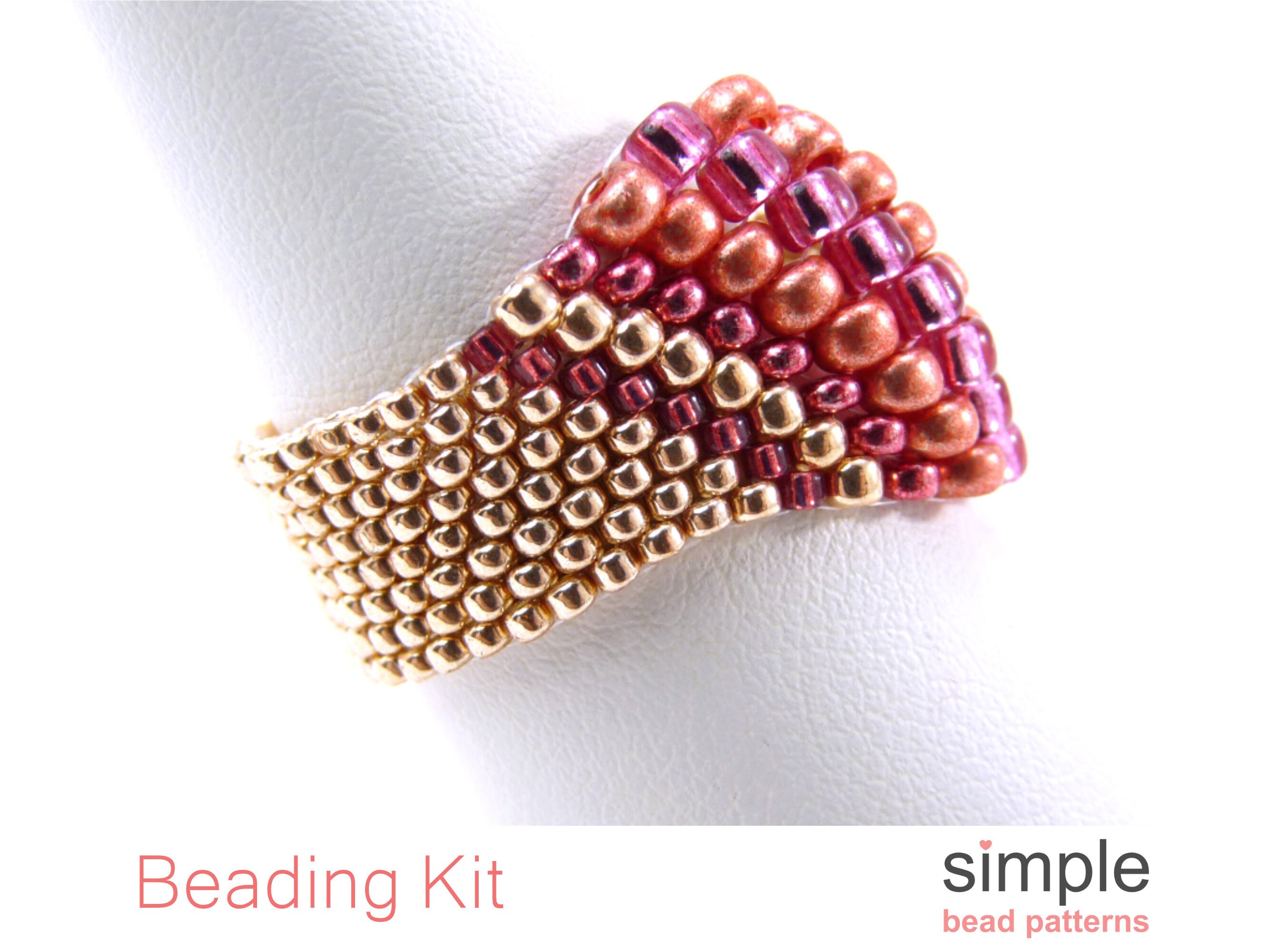 Ring Making Kit Ring Kits Jewelry Making Beaded Ring Kit Etsy Australia