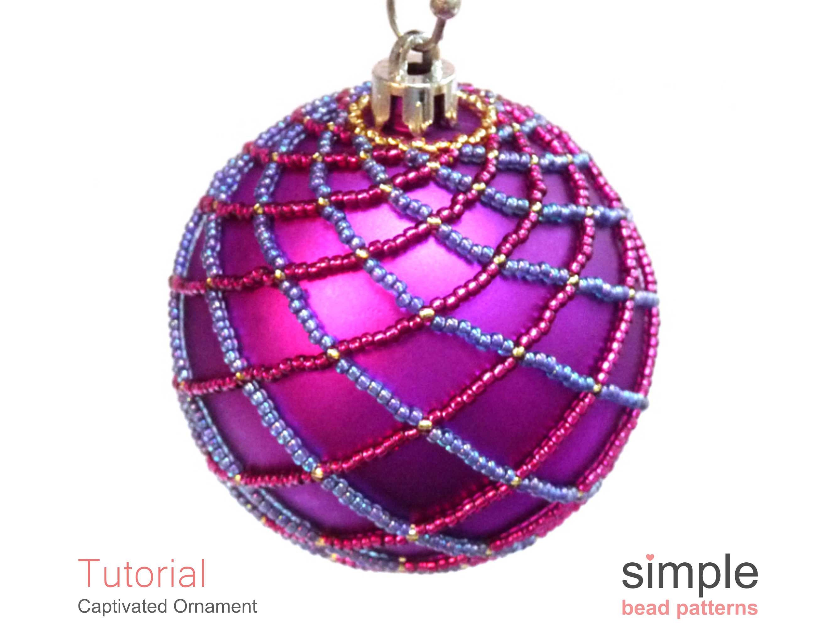 Beading Ornaments Pattern Make Christmas Ornaments With Beads