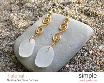 How to Make Sea Glass Jewelry, How to Drill Sea Glass for Jewelry Making, DIY Sea Glass Earrings, Easy Sea Glass Crafts Projects, P-00402