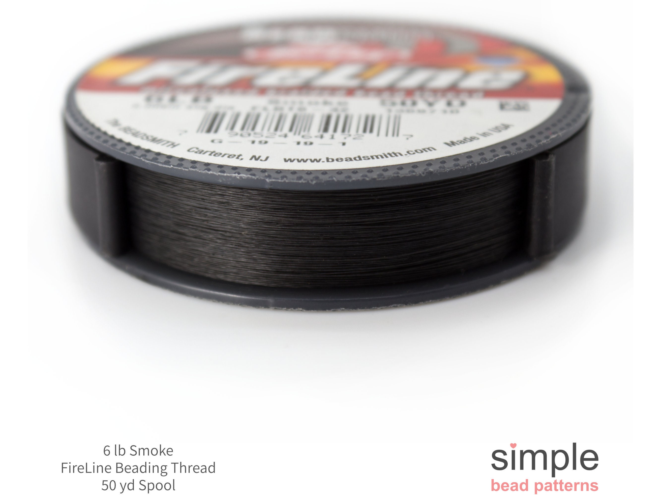 6 LB Smoke FireLine Beading Thread 50 Yds FireLine Smoke 6lb Etsy