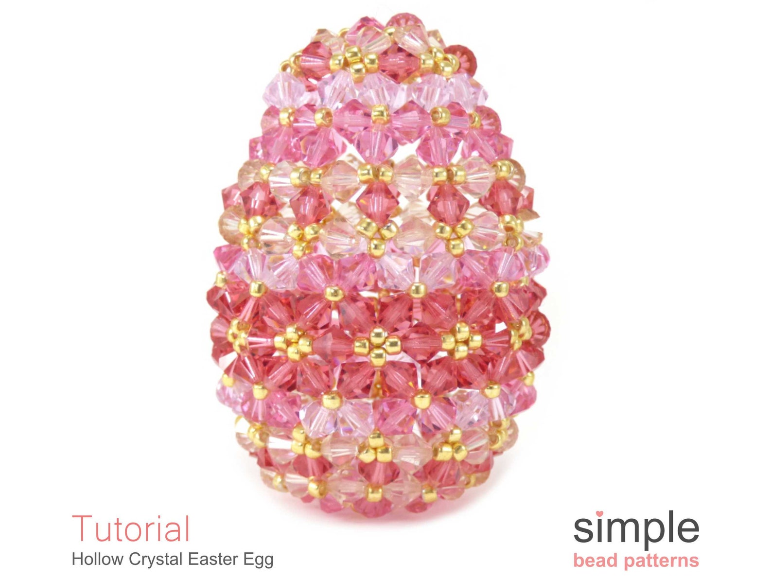 Beaded Easter Egg Pattern Easter Beading DIY Faberge Eggs Etsy
