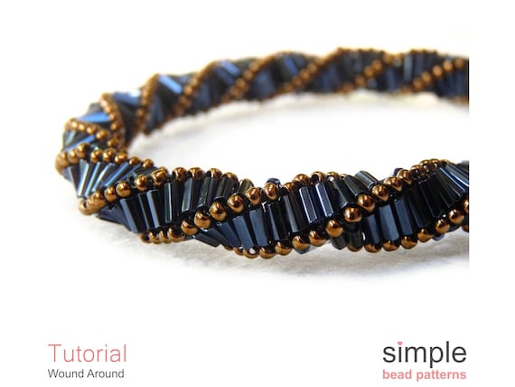 Learn a Stitch - Ladder Stitch Bracelet Kit with MIYUKI seed beads BEGINNER