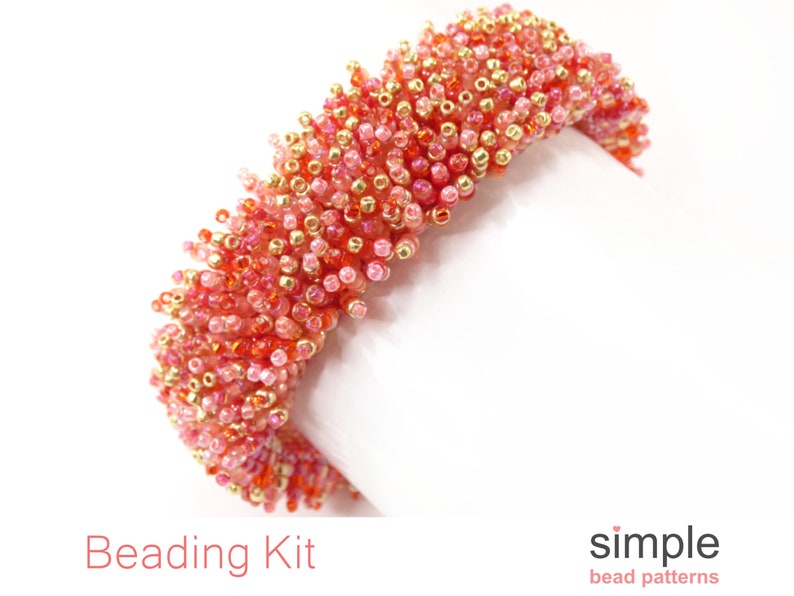 Beadweaving Kits Bead Kits for Bracelets Beaded Bracelet Kit Bracelet Making Kit K-00860 Jewelry Making Kit for Adults Jewelry Kit