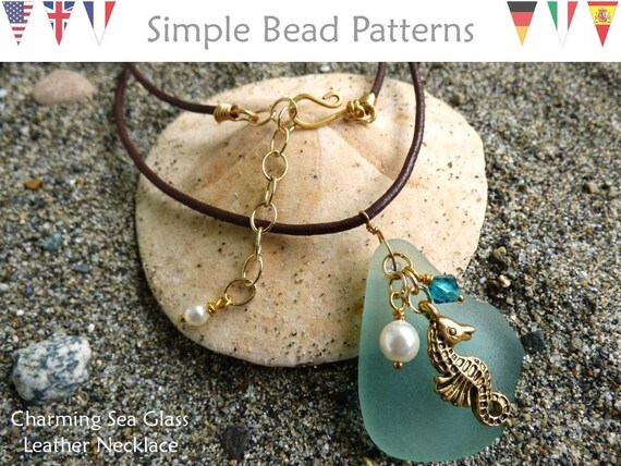 Diy Sea Glass Pendant Necklace Tutorial Leather - Glass Pendant Necklace Tutorial Diy Sea Glass Pendant Necklace Tutorial Leather - Glass Pendant Necklace Tutorial