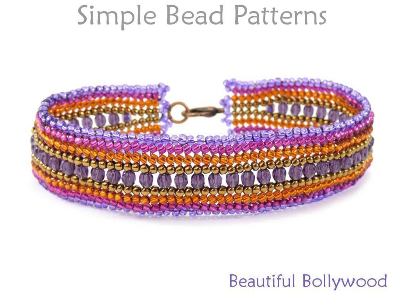 Herringbone Beading Pattern Jewelry Making Bracelet Tutorial Etsy