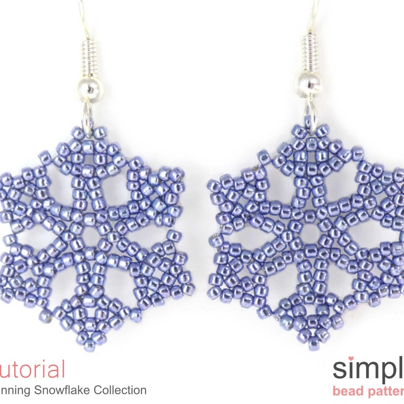 Snowflake Drop Earrings main image 1