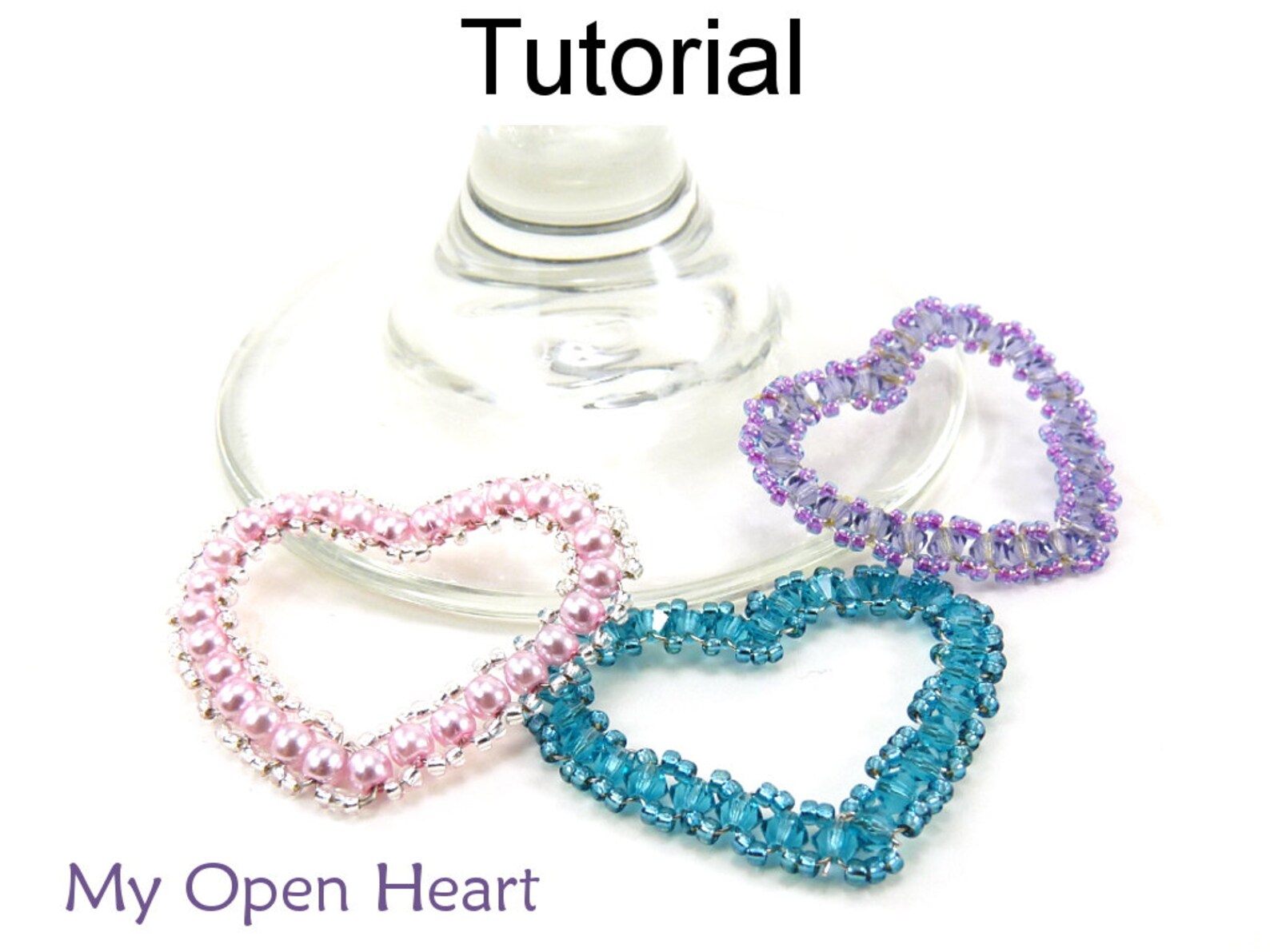 Beaded Heart Pendant Necklace Beading Tutorials and Patterns Etsy