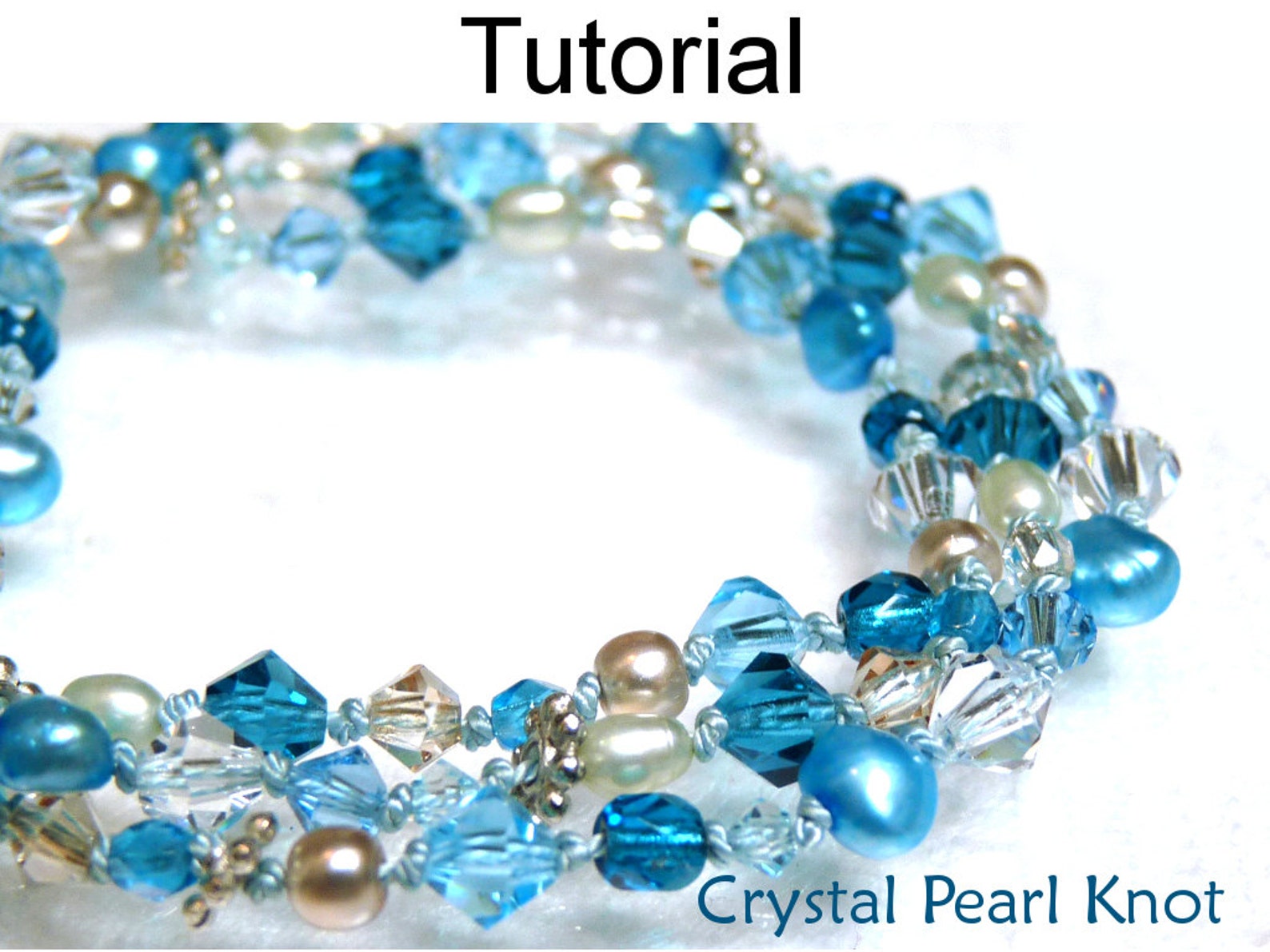 Pearl Knot Beading Pattern Tutorial Jewelry Making Etsy
