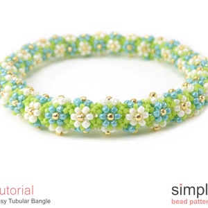 How to make a DAISY CHAIN flower bracelet
