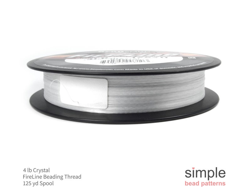 4 LB Crystal Fireline Beading Thread: 125 Yard Roll - Etsy