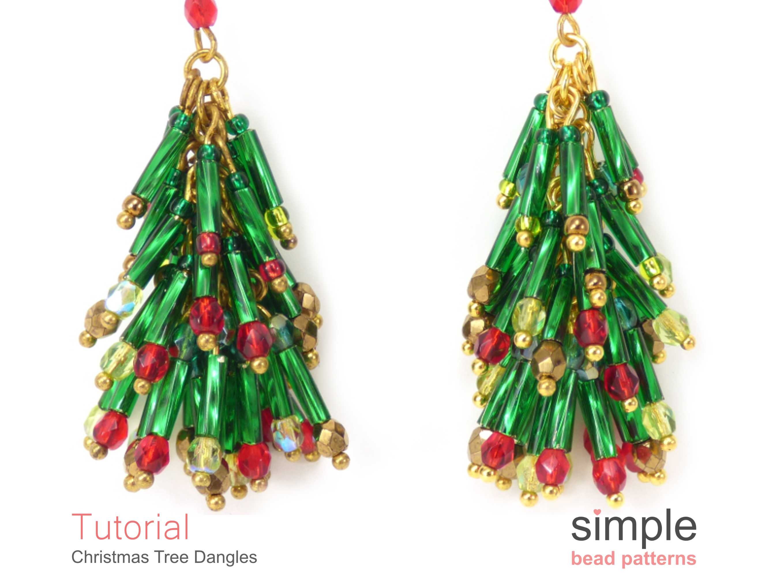 Hand-Beaded Christmas Trees –