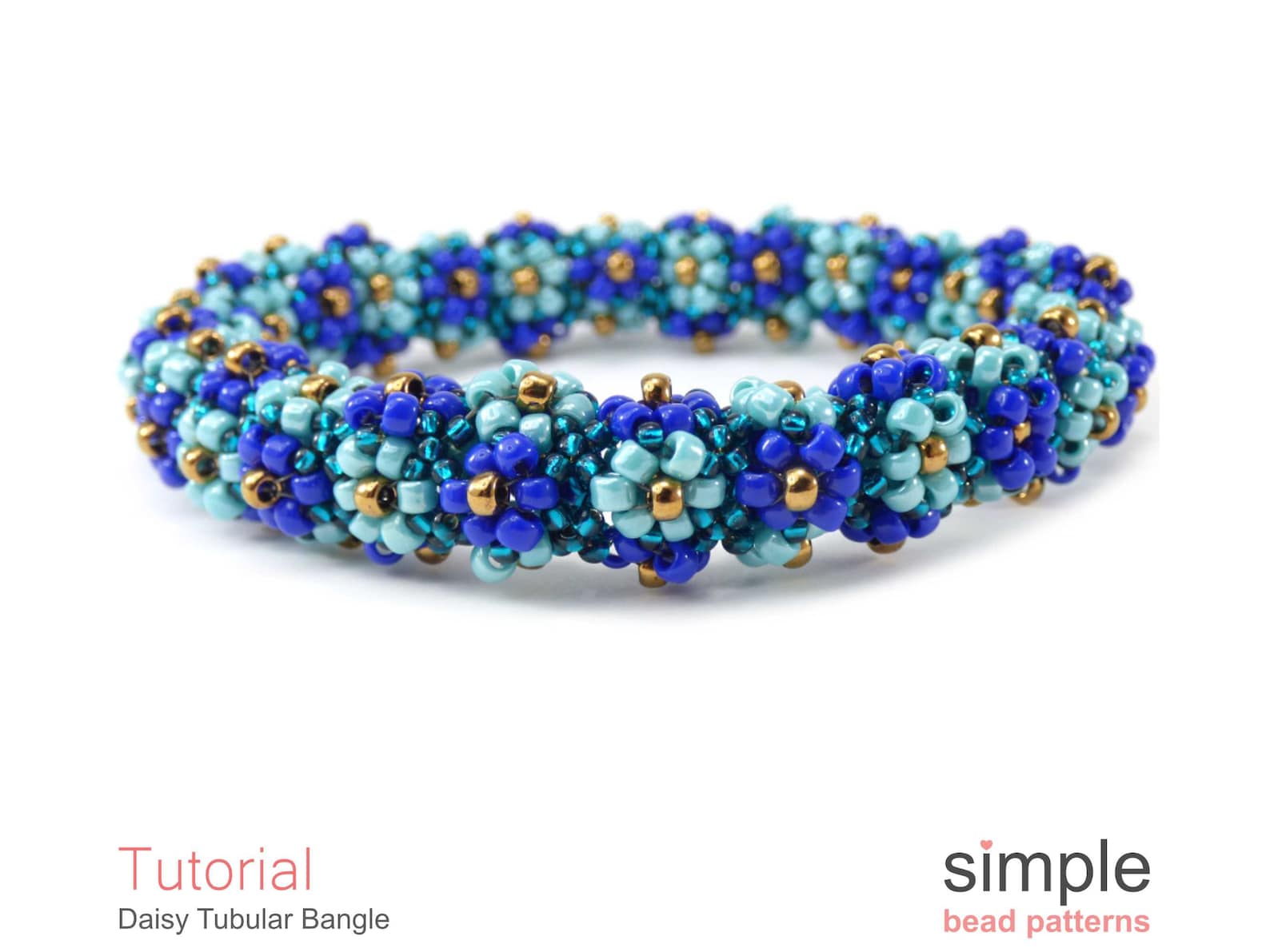 Daisy Chain Beaded Bracelet Tutorial Daisy Stitch Beaded Etsy