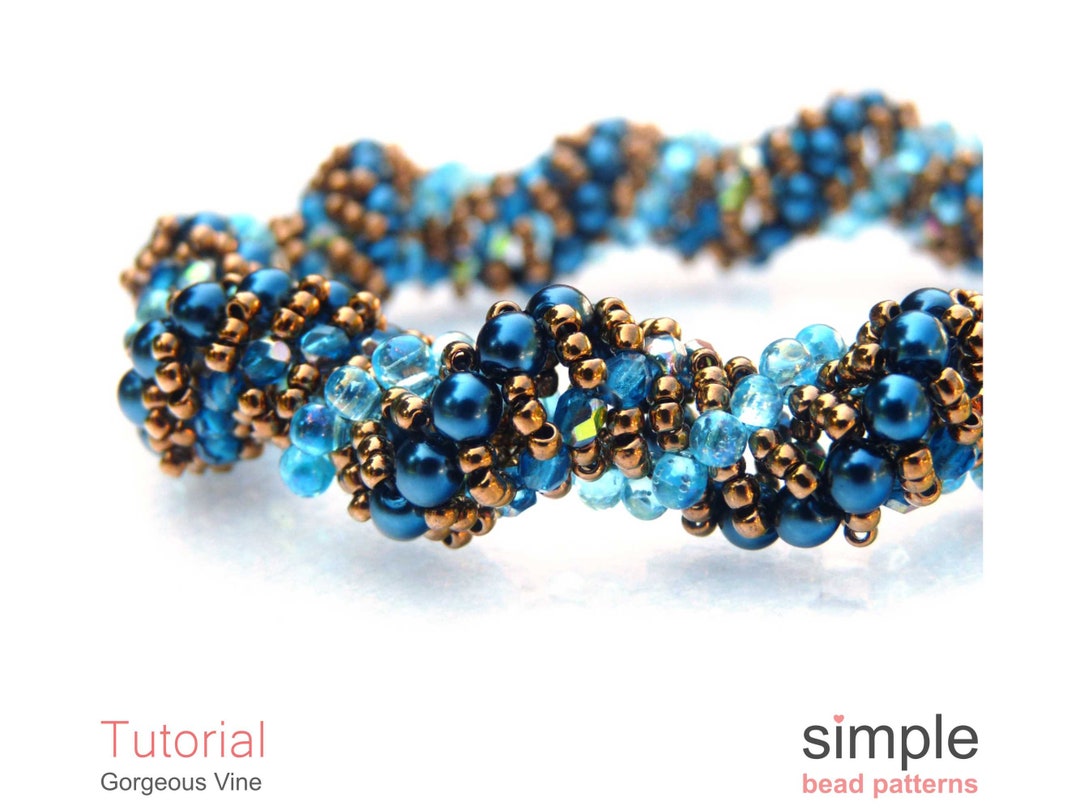 Jewelry Making Tutorial, Beading Pattern, Beaded Bracelet Pattern ...