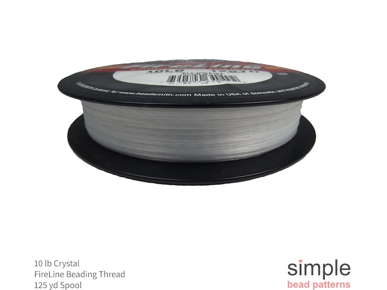 10 LB Crystal Fireline Beading Thread 125 Yds Fireline Crystal | Etsy