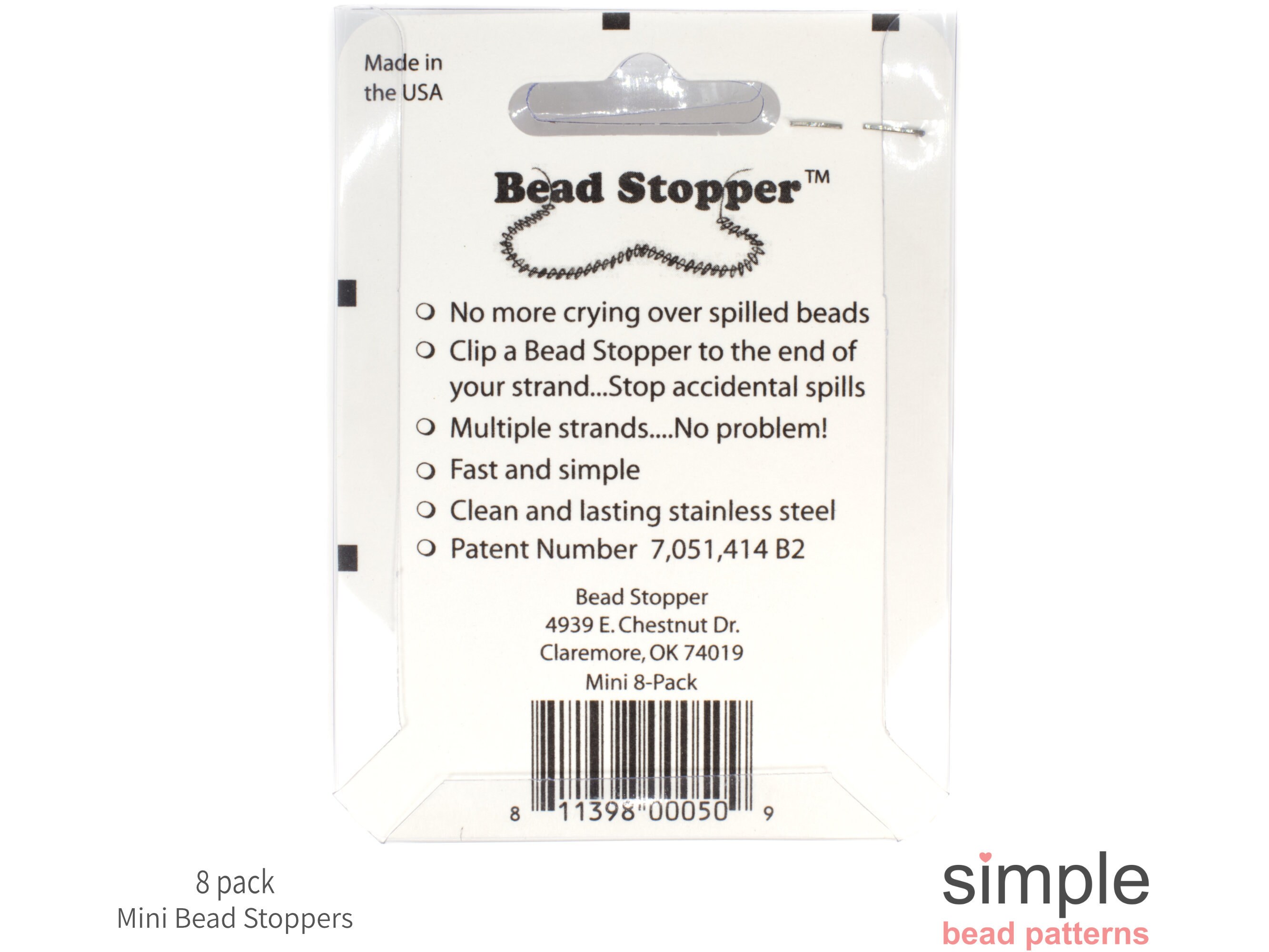 Beading Tools Bead Stoppers, Prevent Spilled Beads When Making a