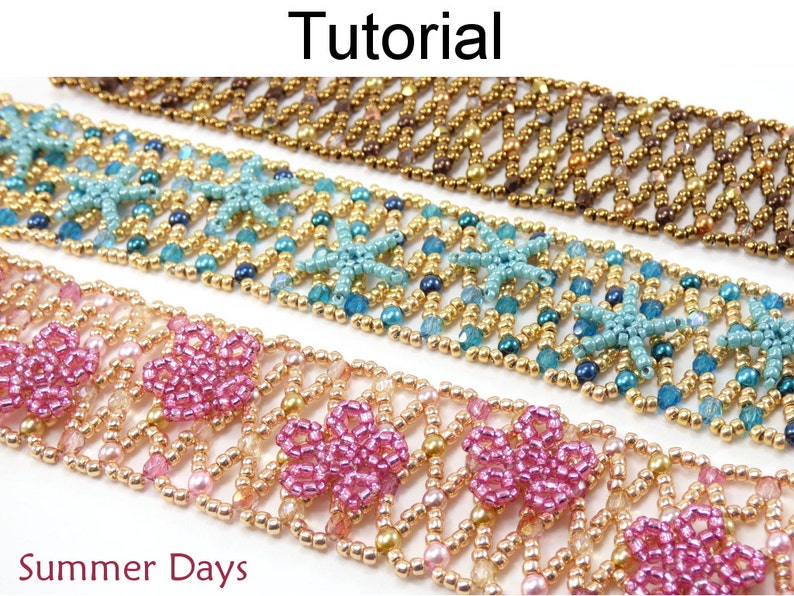 Simple Bead Patterns Beading Tutorials and Patterns Etsy