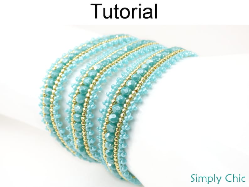 Easy Beginner Beading Patterns Beaded Bracelet Instructions Etsy