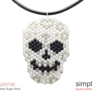 Sugar Skull Beading Pattern PDF: "Sparkly Sugar Skull Collection" Design bild 7