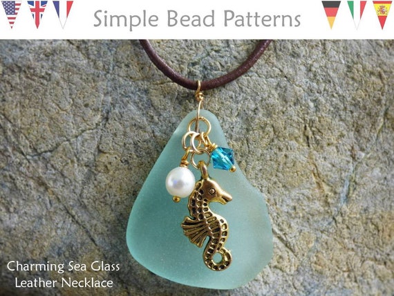 Diy Sea Glass Pendant Necklace Tutorial Leather - Glass Pendant Necklace Tutorial Diy Sea Glass Pendant Necklace Tutorial Leather - Glass Pendant Necklace Tutorial