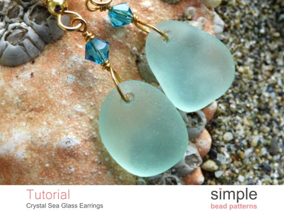 How to Make Sea Glass Jewelry How to Drill Sea Glass for Jewelry Making DIY Sea Glass Earrings Easy Sea Glass Crafts Projects P 00108 Etsy Canada