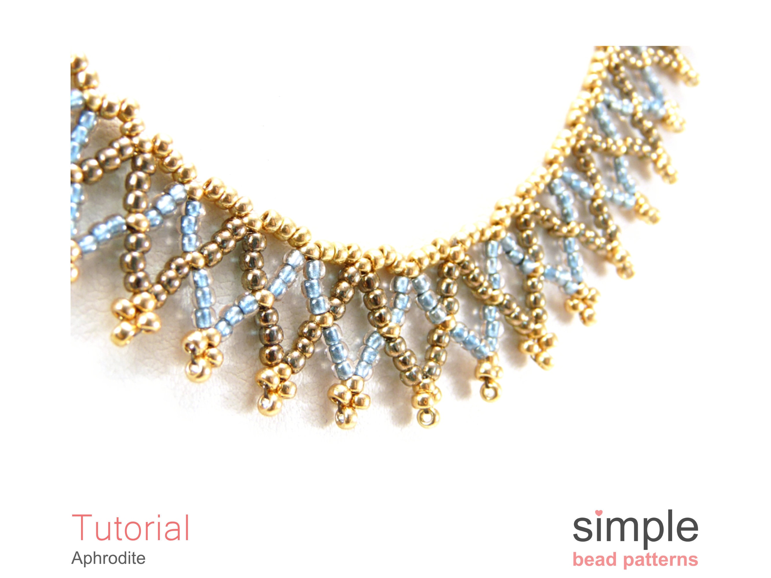 Easy Beaded Necklace Tutorial: Simple Seed Bead Necklace 