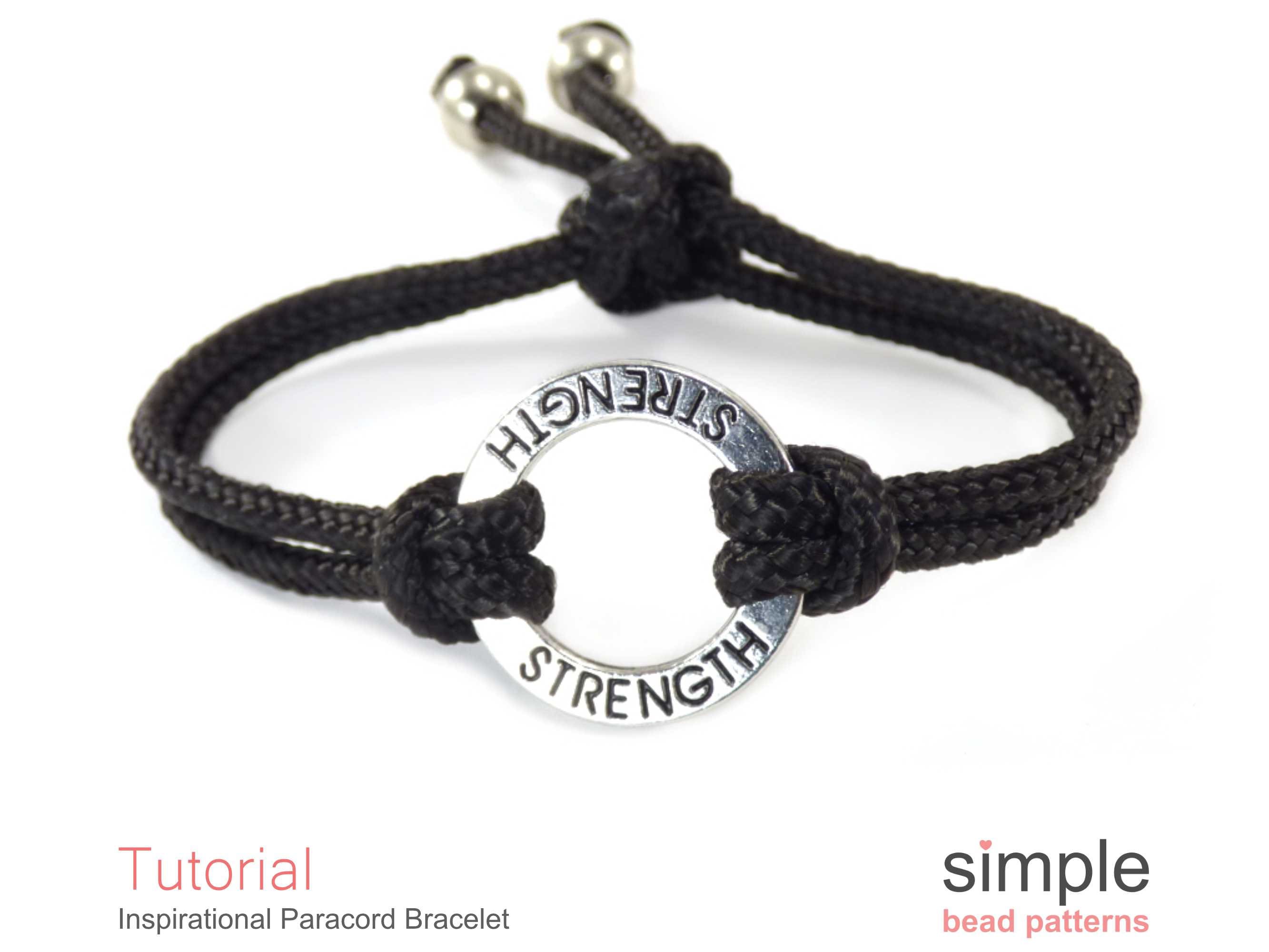 How to Make a Paracord Bracelet Chain Links Paracord Knot Tutorial 