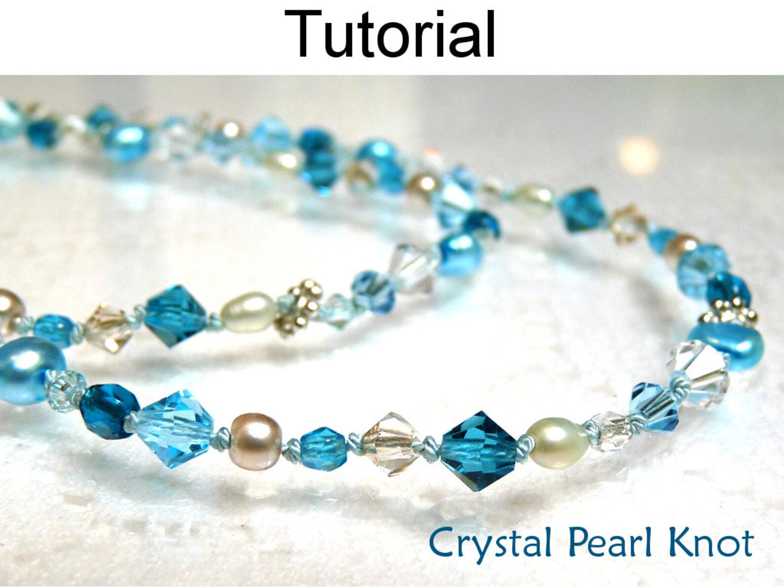 Pearl Knot Beading Pattern Tutorial Jewelry Making Etsy