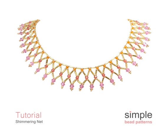 Free pattern for necklace Spring Way | Beads Magic