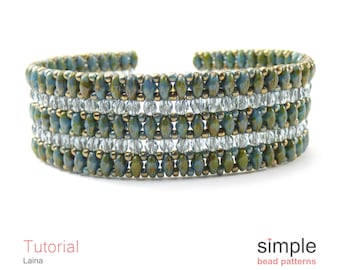 Modèle de bracelet SuperDuo PDF : modèle « Bracelet Laina »
