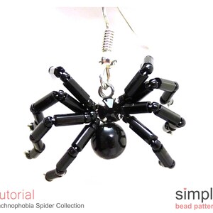 Beaded Spiders Tutorial PDF: "Arachnophobia Spider Collection" Design image 10