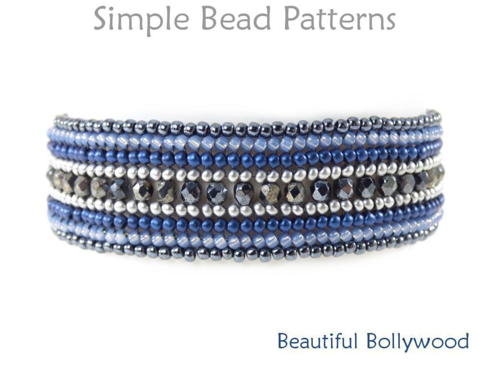 Herringbone Beading Pattern Jewelry Making Bracelet Tutorial Etsy