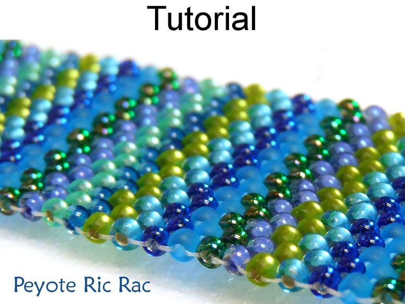 Easy Beginner Beading Patterns Peyote Stitch Bead Tutorials Etsy