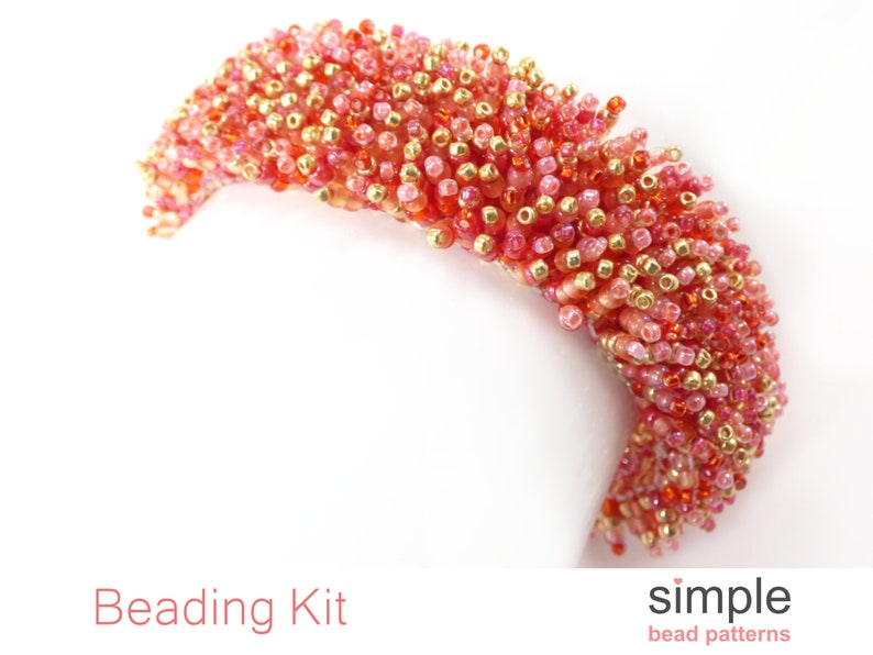 Beadweaving Kits Bead Kits for Bracelets Beaded Bracelet Kit Bracelet Making Kit K-00860 Jewelry Making Kit for Adults Jewelry Kit