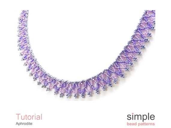 Free pattern for beaded necklace Silvia | Beads Magic
