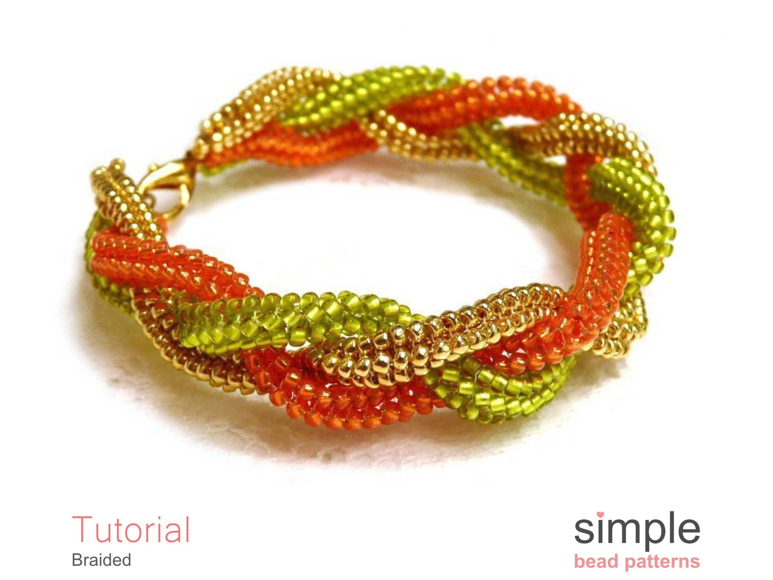 Tubular Herringbone Beading Pattern Jewelry Making Bracelet Etsy