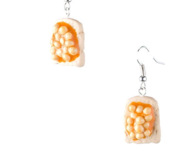 Food Jewelry Baked Beans and Smiley Faces Ring Miniature Food Etsy