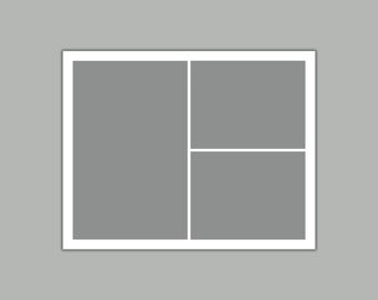 11 x 14 PSD Template, Photo Collage Template