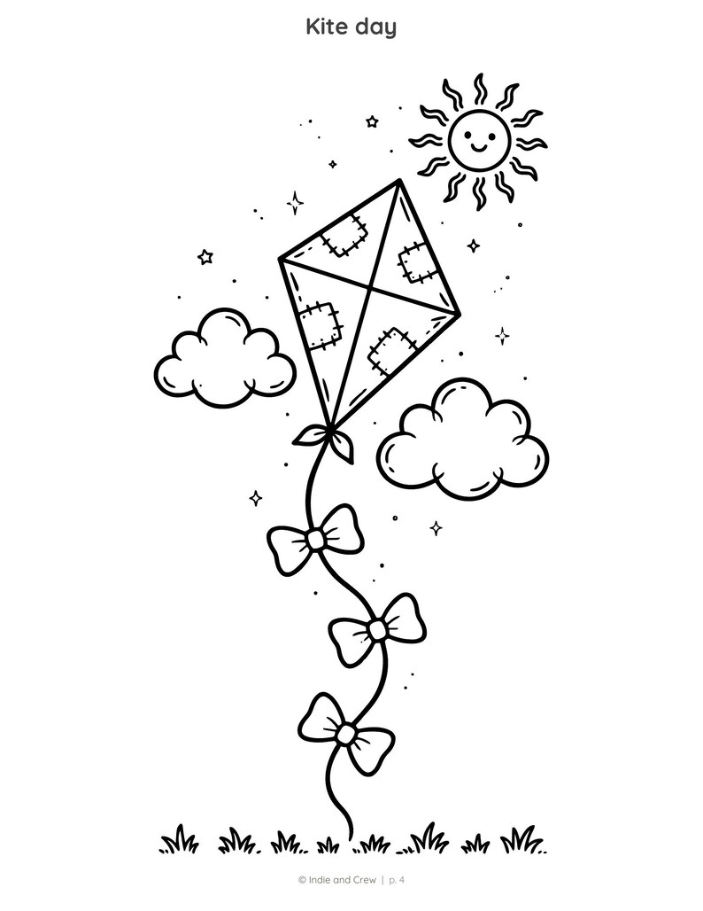 Simple Backyard Coloring Pages Toddler Coloring Pages Printable, 20 Big Scenes in a Hand Drawn Style ...