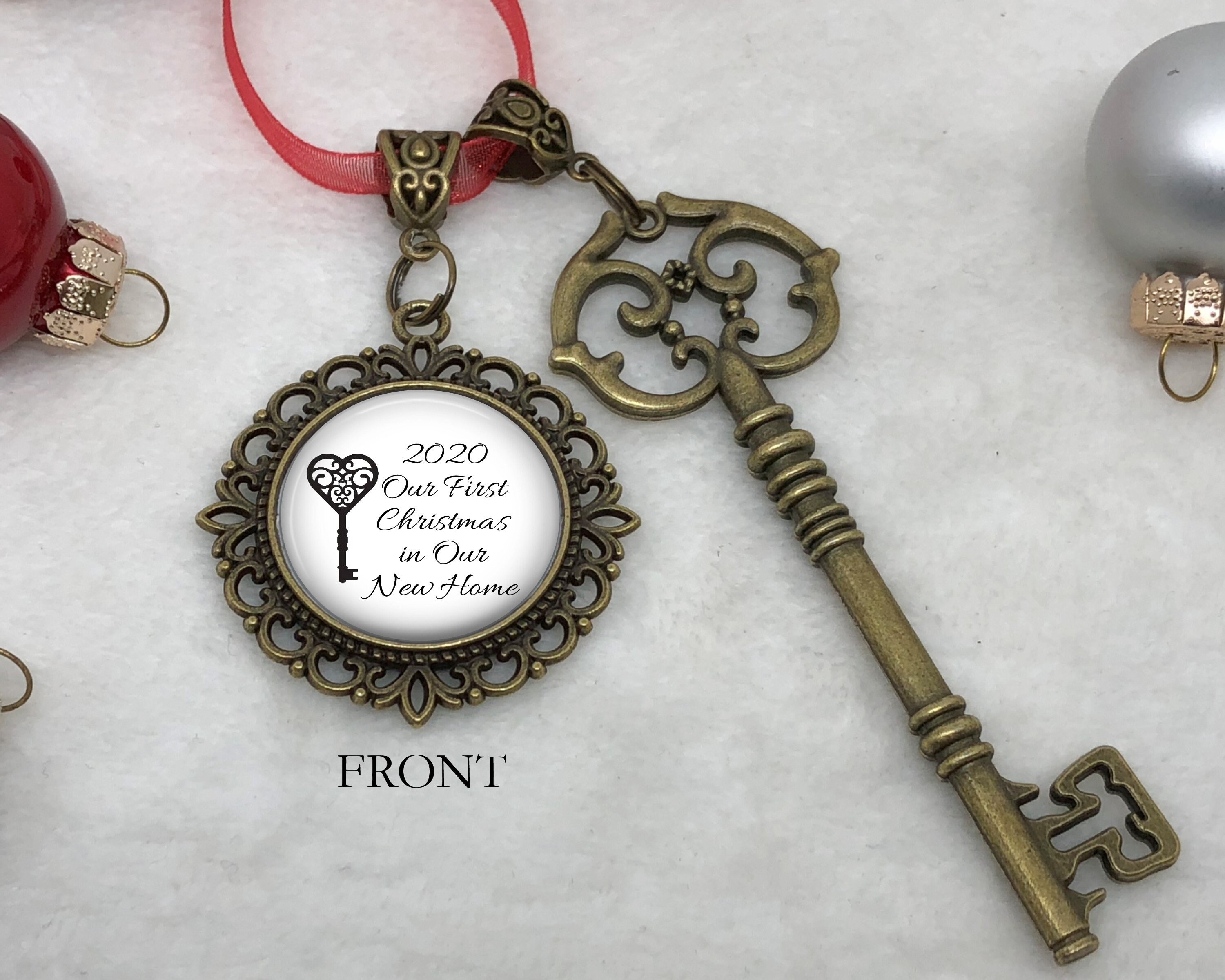 Our First House Christmas Ornament PERSONALIZED Tree Etsy