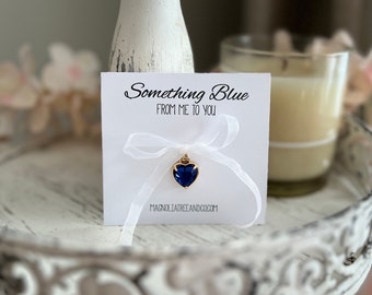 Something Blue Charm, Bouquet charm, Bridal Shower Gift, Something Blue for Bride, Something Blue Keepsake, Garter Charm