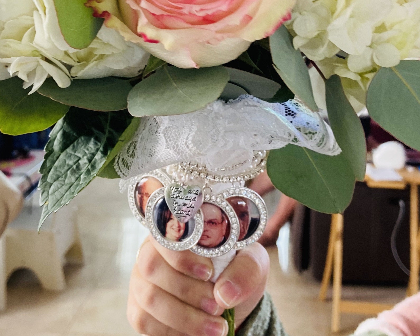 Bridal Bouquet Charm, Bridal Charm, Wedding Bouquet Charm, Memorial ...