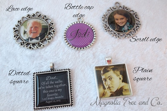 Add a Single Sided PENDANT, Additional Photo, Inspirational Quote, Children's Names Il_570xn
