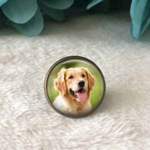 Tie Tack with Custom Photo or Wording, Shirt Tie Pin, Pet Memorial Pin, Memorial Charm, Gunmetal/Silver/Bronze/Stainless 16mm